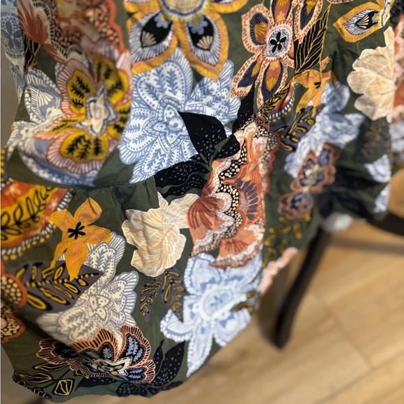 Floral Green Maxi Dress - Picture 5 of 5